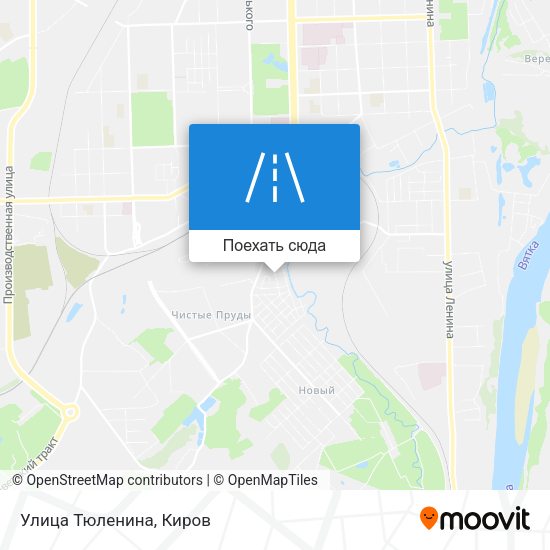 Карта Улица Тюленина