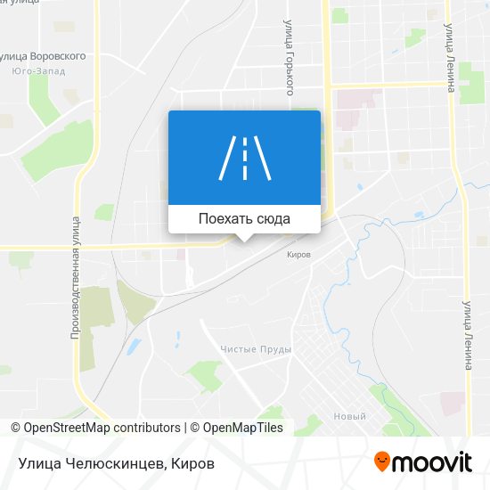 Карта Улица Челюскинцев