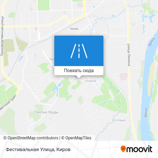 Карта Фестивальная Улица