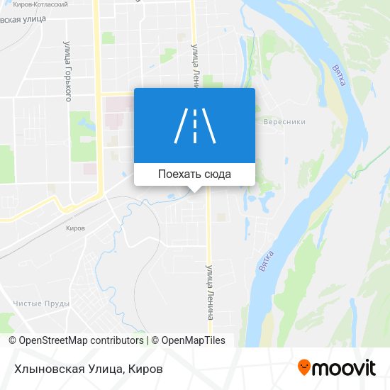 Карта Хлыновская Улица