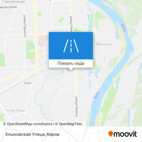 Карта Хлыновская Улица