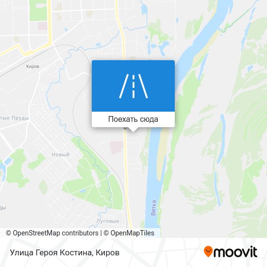 Карта Улица Героя Костина