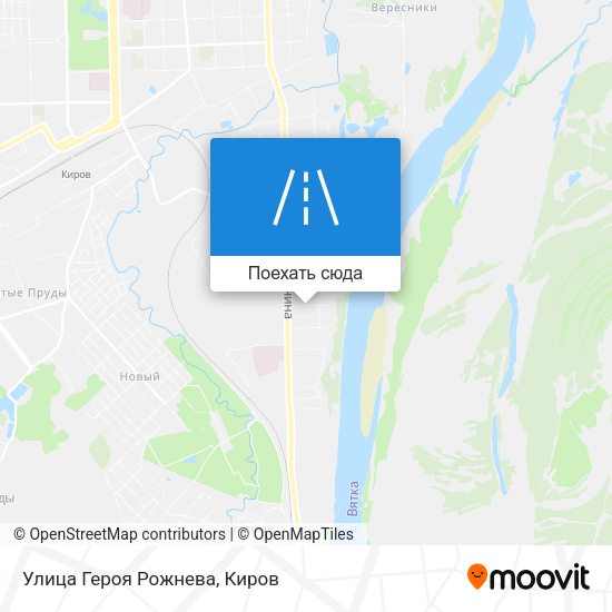 Карта Улица Героя Рожнева