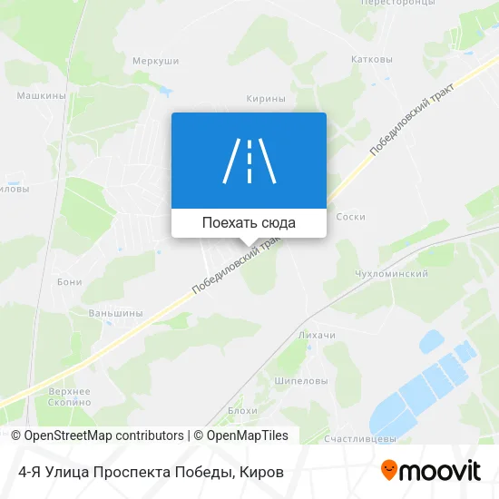 Карта 4-Я Улица Проспекта Победы