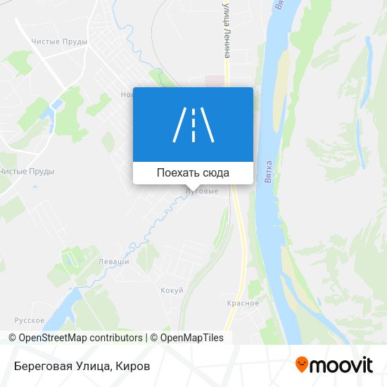 Карта Береговая Улица