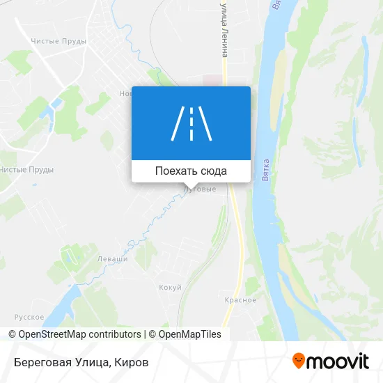 Карта Береговая Улица