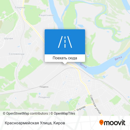 Карта Красноармейская Улица