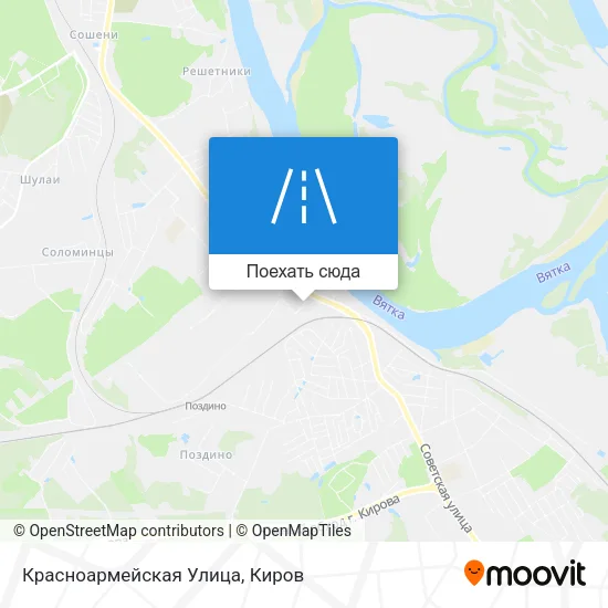 Карта Красноармейская Улица