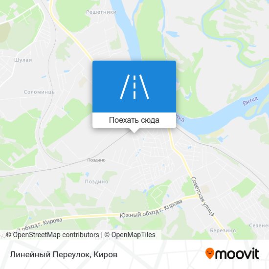 Карта Линейный Переулок