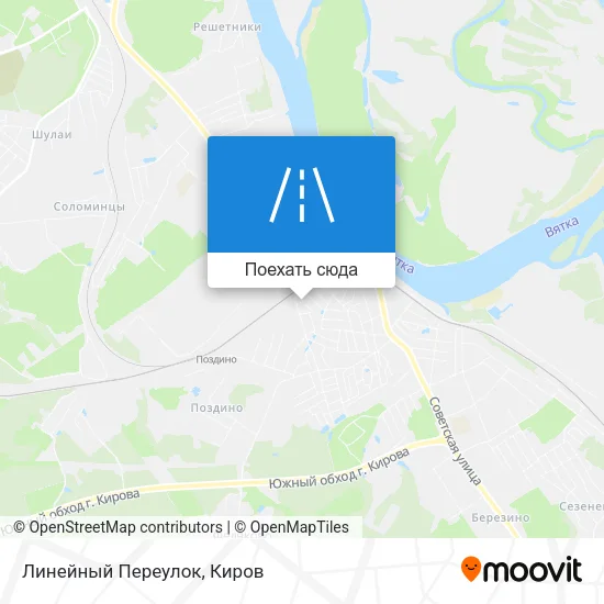 Карта Линейный Переулок