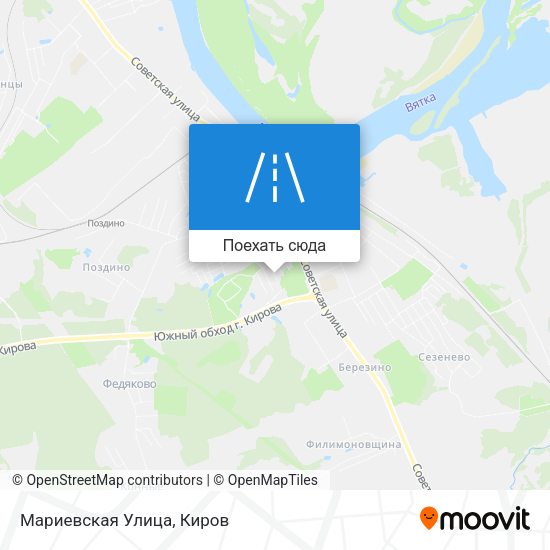 Карта Мариевская Улица