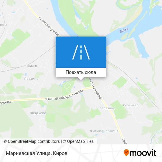 Карта Мариевская Улица