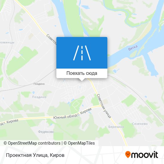 Карта Проектная Улица