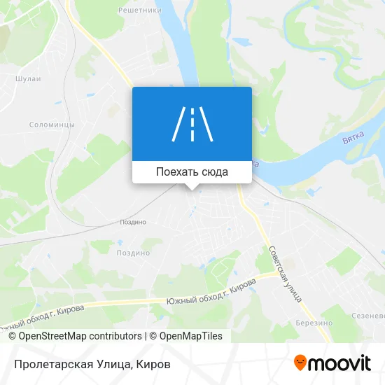 Карта Пролетарская Улица
