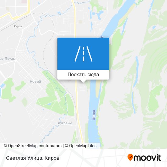 Карта Светлая Улица