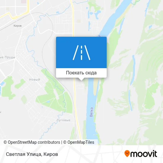 Карта Светлая Улица