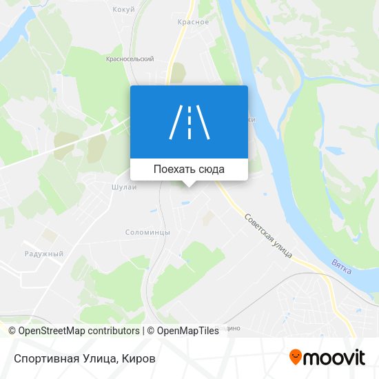 Карта Спортивная Улица