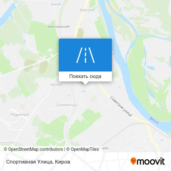Карта Спортивная Улица
