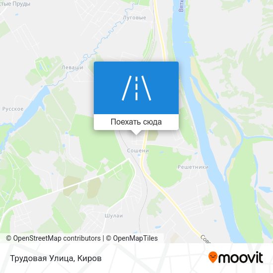 Карта Трудовая Улица