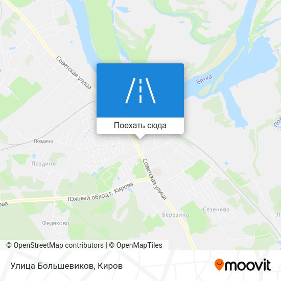 Карта Улица Большевиков