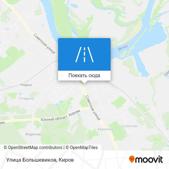 Карта Улица Большевиков