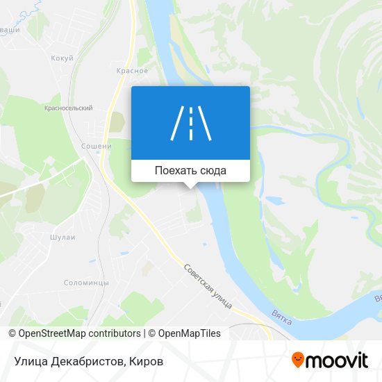 Карта Улица Декабристов