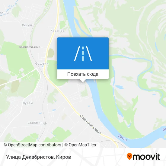 Карта Улица Декабристов