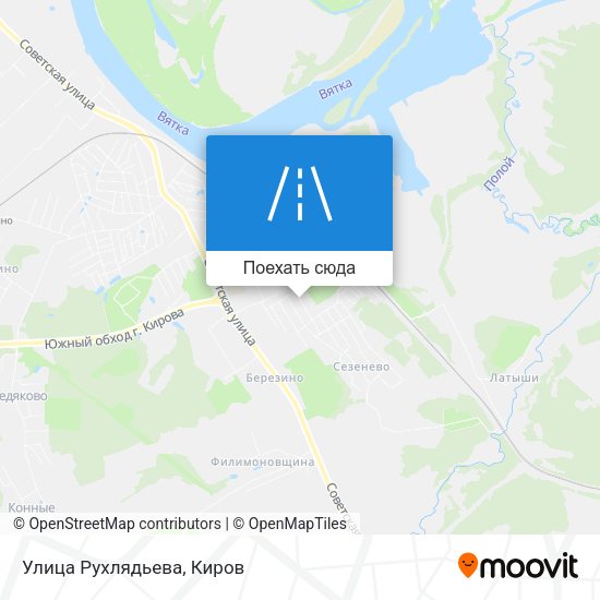 Карта Улица Рухлядьева