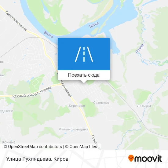 Карта Улица Рухлядьева