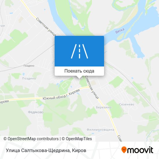 Карта Улица Салтыкова-Щедрина