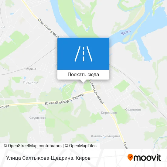 Карта Улица Салтыкова-Щедрина