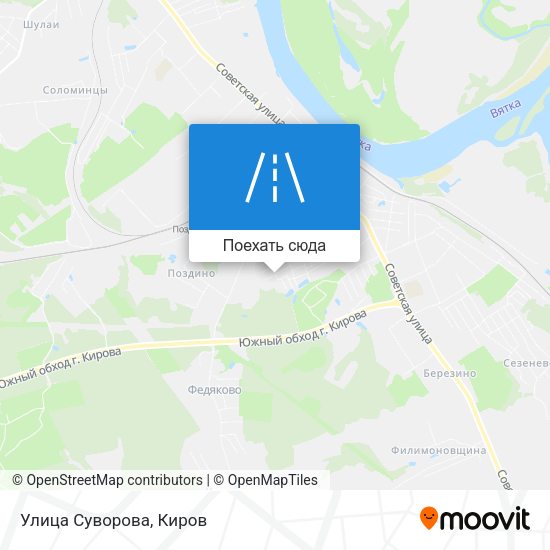 Карта Улица Суворова