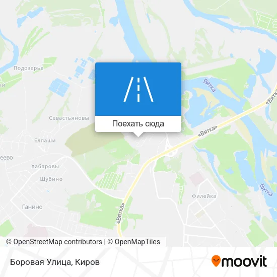 Карта Боровая Улица