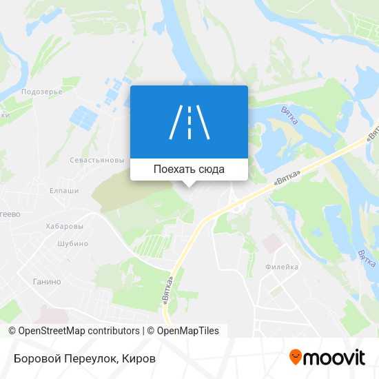 Карта Боровой Переулок