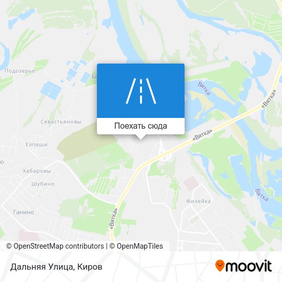 Карта Дальняя Улица