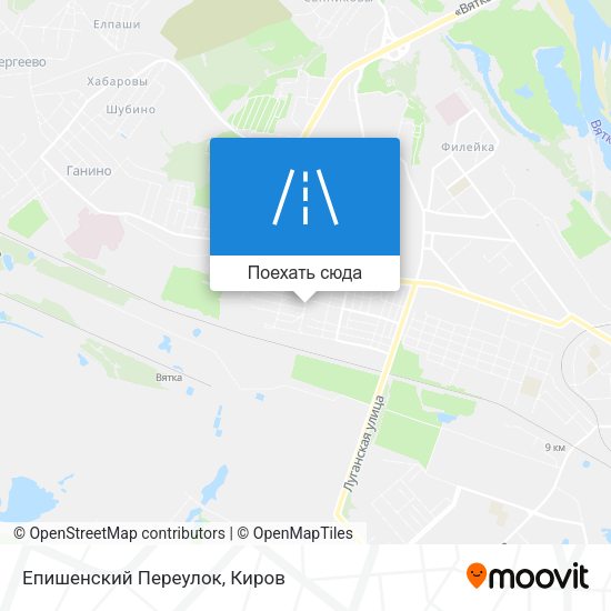 Карта Епишенский Переулок