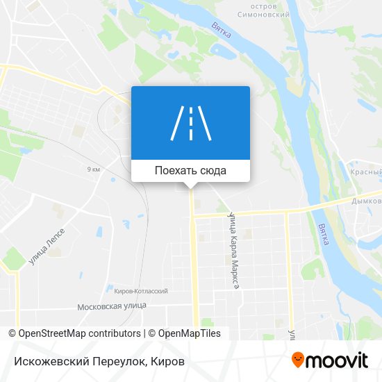 Карта Искожевский Переулок