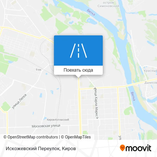 Карта Искожевский Переулок