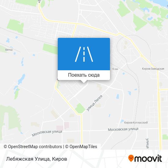 Карта Лебяжская Улица