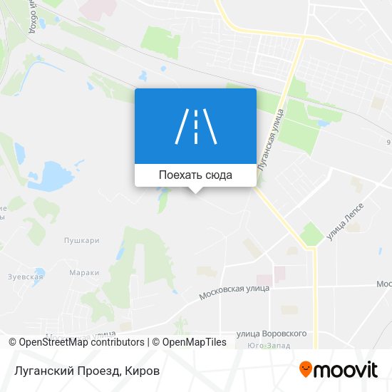 Карта Луганский Проезд