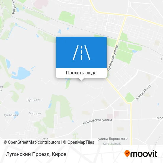 Карта Луганский Проезд