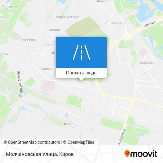 Карта Молчановская Улица