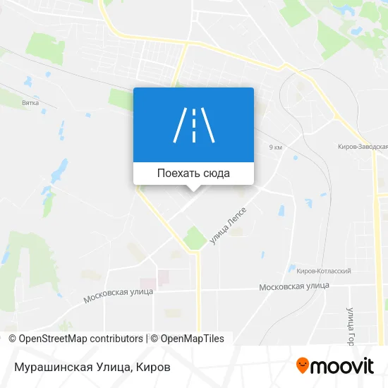 Карта Мурашинская Улица