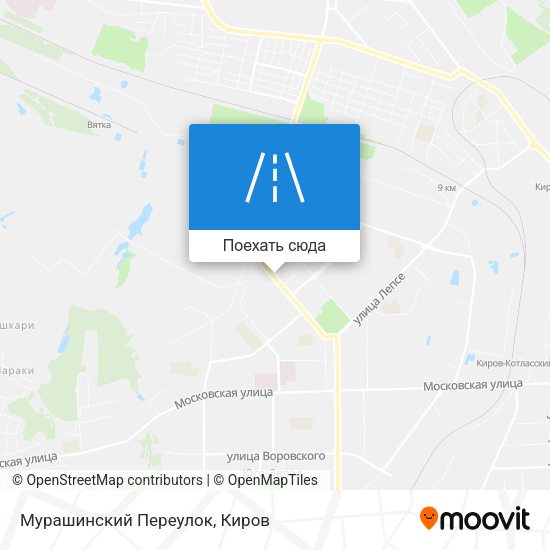 Карта Мурашинский Переулок