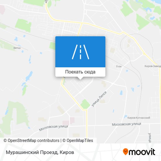 Карта Мурашинский Проезд