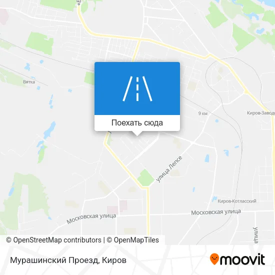 Карта Мурашинский Проезд