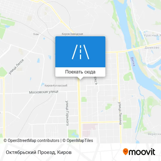 Карта Октябрьский Проезд