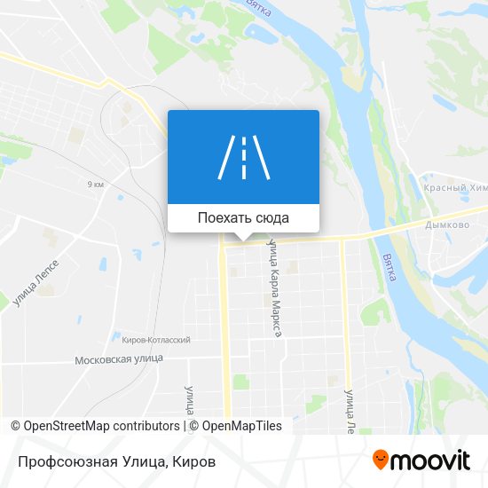 Карта Профсоюзная Улица