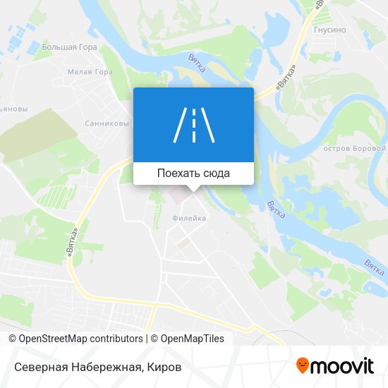Карта Северная Набережная