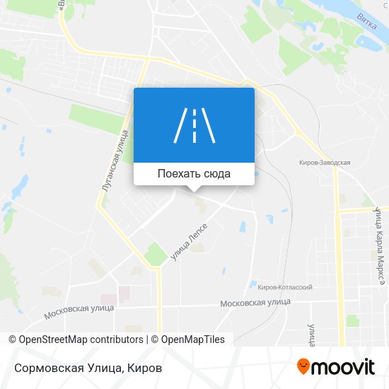 Карта Сормовская Улица